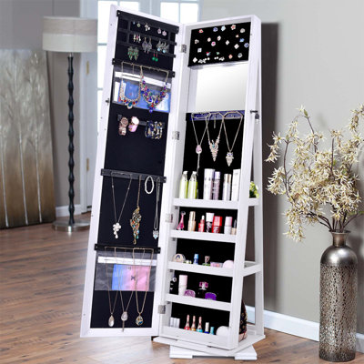 Armoire à bijoux avec miroir