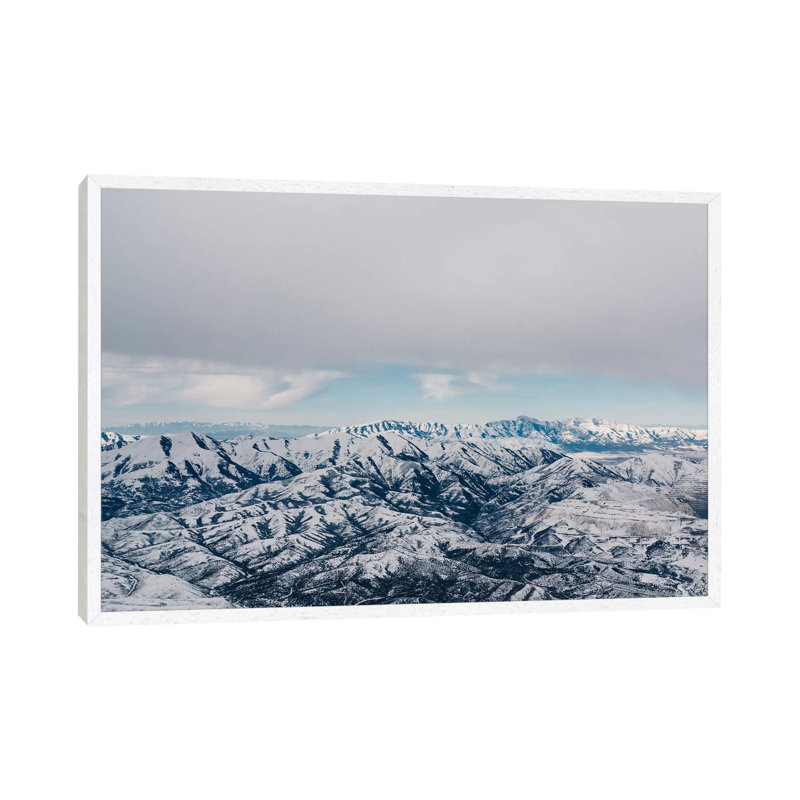 Over Utah III by Bethany Young - Print on Canvas, White Framed, 45.72cm H x 66.04cm W x 3.81cm D