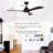 52" Ceiling Fan With Lights Remote Control