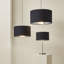 Stulin Linen Blend Lamp Shade in Black-1117670549