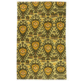 Flatweave Wool Ikat Area Rug in Multi