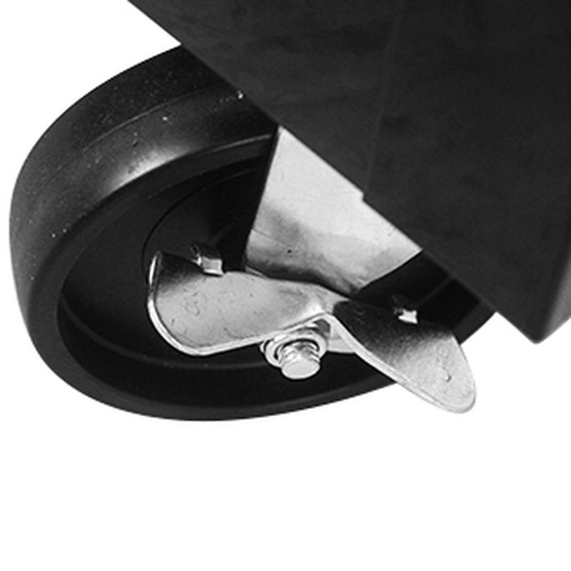 Chariot à outils robuste à 4 tiroirs avec serrure - Garage Solution de rangement pour atelier verrouillable noir