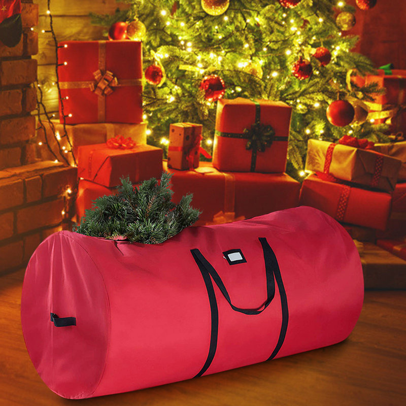  Sac de rangement en tissu pour sapin de Noël pouvant accueillir jusqu'à 7 à 8 pi Arbre de Noël démonté