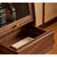 Petite armoire d'appoint avec couvercle en verre