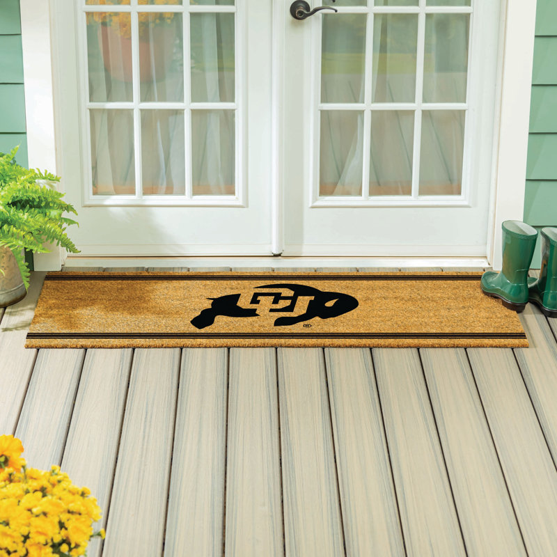 Très grand tapis couleur coco 60 po x 24 po University of Colorado