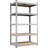 Lundys 71" H x 35.5" W x 16" D 5-Tier Adjustable Metal MDF Storage Rack Shelves Boltless Shelving-32673314