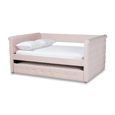 Samitha Upholstered Daybed with Trundle