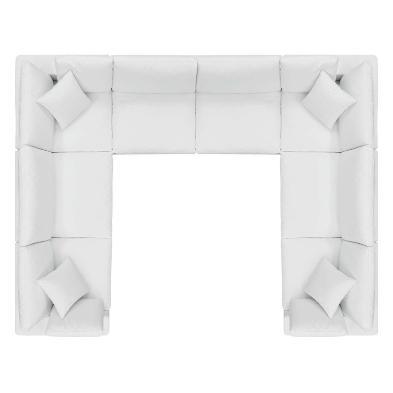 Commix, White Faux Leather