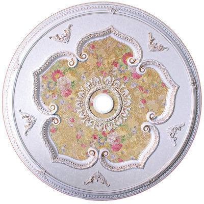 Floral Center Round Ceiling Medallion