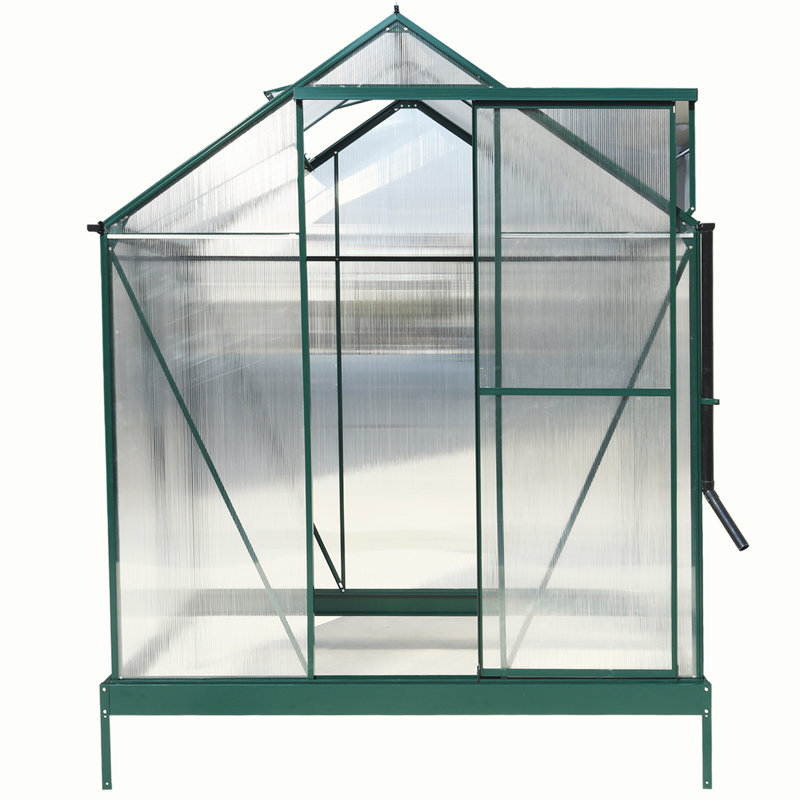 Greenhouse, Green, 96.8" H x 75.2" W x 51.2" D