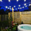 Alterma 1830cm Solar Powered 30 - Bulb Festoon Lights String Light