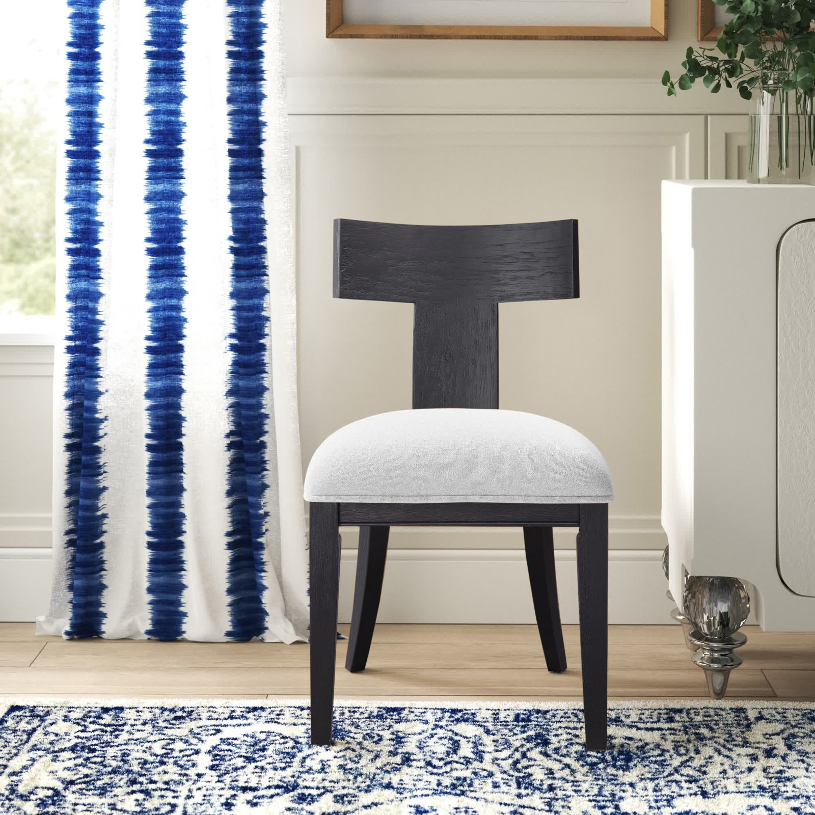 Tegan Side Chair, Charcoal