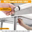 Table de travail en acier inoxydable avec roulettes, table de préparation commerciale 60 po x 24 po x 35 po, tablette réglable, dosseret pour la cuisine et le garage