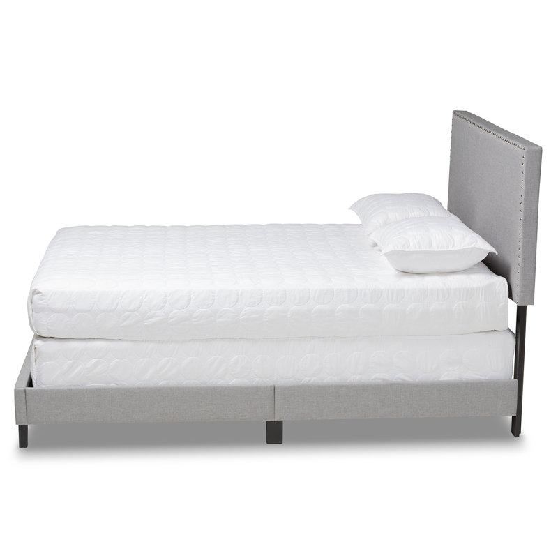 Mikeayla Upholstered Standard Bed, Full / Double, Gray