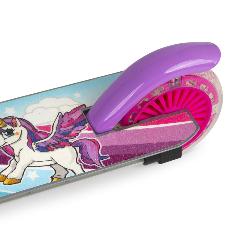 Scooter clignotant: licorne
