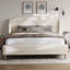 Lit plateforme tapissier Romano Boucle-1052123205