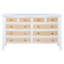 Commode 10 tiroirs Aakas - blanc