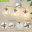 Luminaire de salle de bain à intensité variable avec abat-jour en verre soufflé à la main Karlei-367042661-362423860-362368881