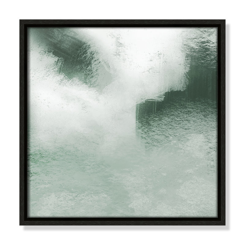 Quietude Smudges II Square Version Print by Marcus Prime, Espresso, 13.5" H x 13.5" W
