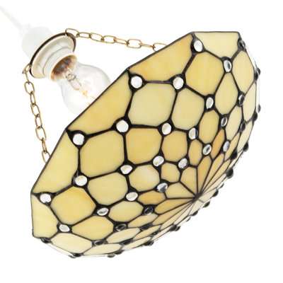9cm H Glass Pendant Shade ( Screw On )