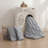 Bedsure King Comforter Set Grey - King Size Bedding 3 Pieces, Gentlesoft Pintuck Bed Set Gift For Family, Pinch Pleat All Season Comforter & Pillowcases-123856420-123856423