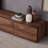 All solid wood storage TV cabinet