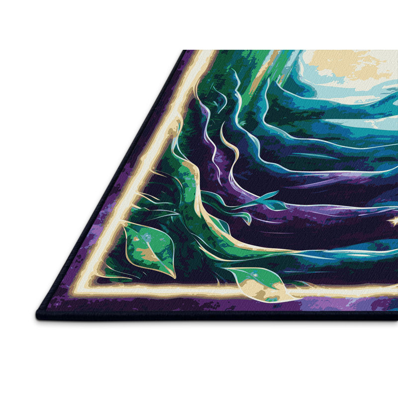 Cosmic Sprouts Rug, Rectangle 3' x 5'