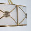 Lustre tambour moderne 4 lumières 17 po