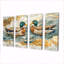 «Ducks Love The Lake Landscape II», art mural animaux de canard - ensemble d'art mural moderne-1959609607