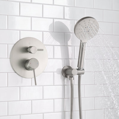 Fixation murale circulaire avec valve brute