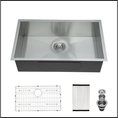 Évier de cuisine encastrable 30 po - évier de cuisine encastrable 30 po x 18 po x 9 po en acier inoxydable de calibre 18
