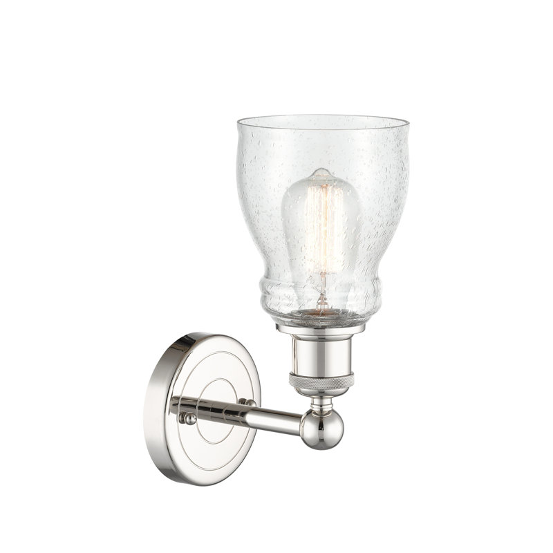 Cascades Armed Sconce, Seedy, Polished Nickel