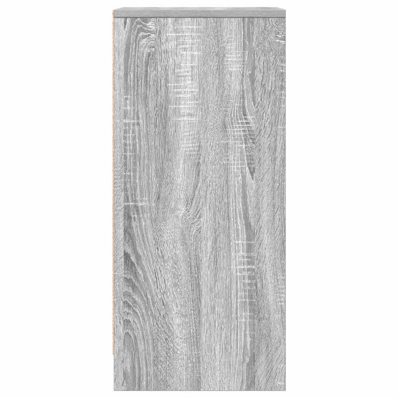 Sideboard 29.5X34x76 Cm Engineered Wood, Grey Sonoma