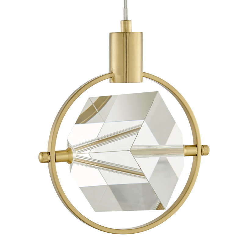 Luminaire suspendu géométrique 1 lumière DEL Siems