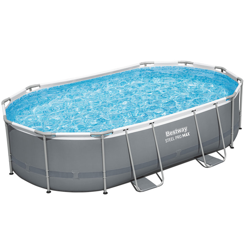 Bestway Steel Pro MAX - 16' x 10' x 42" - Oval Above Ground Swimming Pool Set