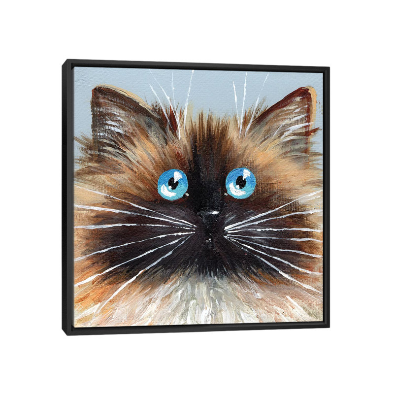 « Choc label point » par Kim Haskins-reproduction d’art, Pas de tapis, H 26 po x l 26 po x P 1,5 po, Toile avec cadre noir