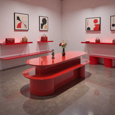 Fashion Store Creative Display Counter