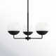 Avoca 3 Light Metal Dimmable Chandelier