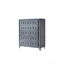 Commode en velours gris Dante