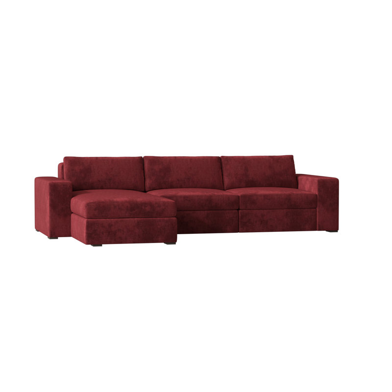 Liam Chaise Sectional, Siena 69, Brown Mahogany, Left Hand Facing