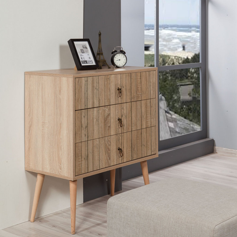 Commode 3 tiroirs 31,5 po Borrero