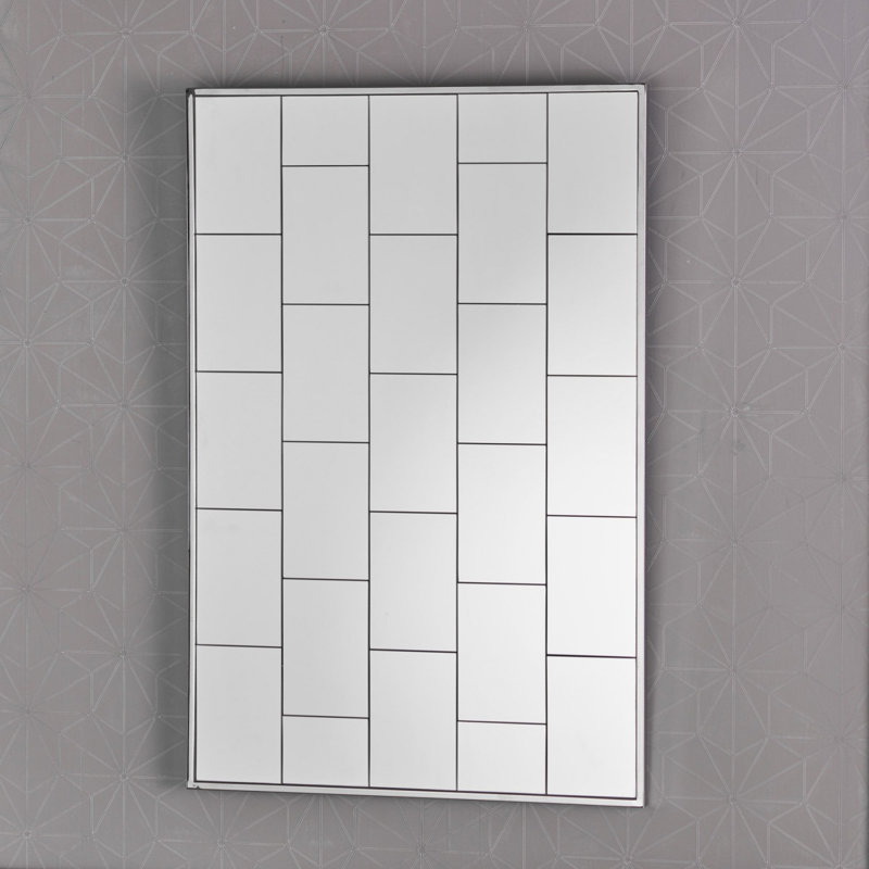 Micadeau Stainless Steel Rectangle Mirror
