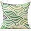 Maone Green Square Cushion Cover