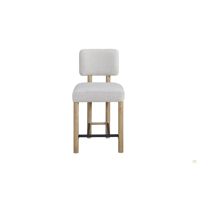 Tabouret de comptoir rembourré (ensemble de 2)