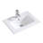 Wonline 18.1'' White Ceramic Rectangular Bathroom Sink with Faucet and Overflow