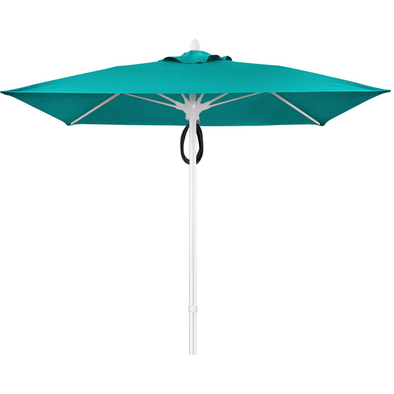 Parasol de marché carré 6 pi Prestige, Blanc, Aruba