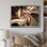 «Spiral Flower In Vintage Rose Gold», art mural sur toile Fractals