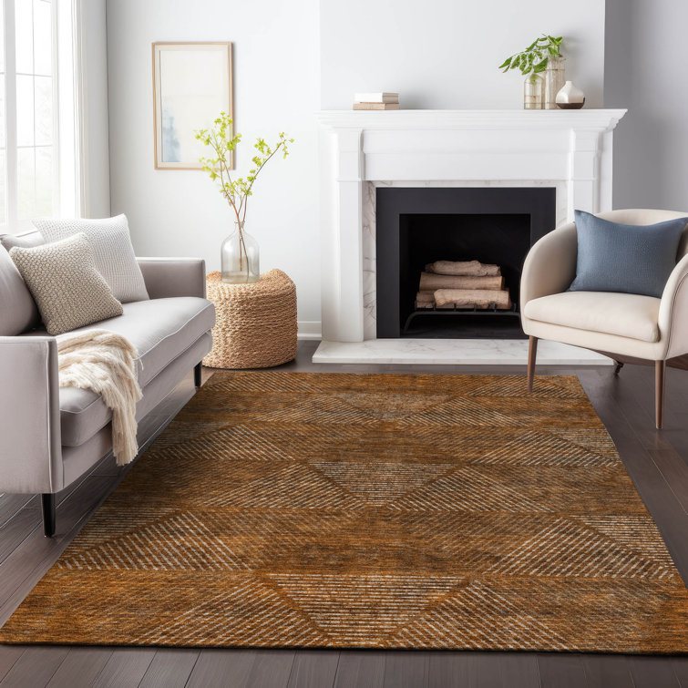 Malchow Washable Geometric Indoor / Outdoor Rug