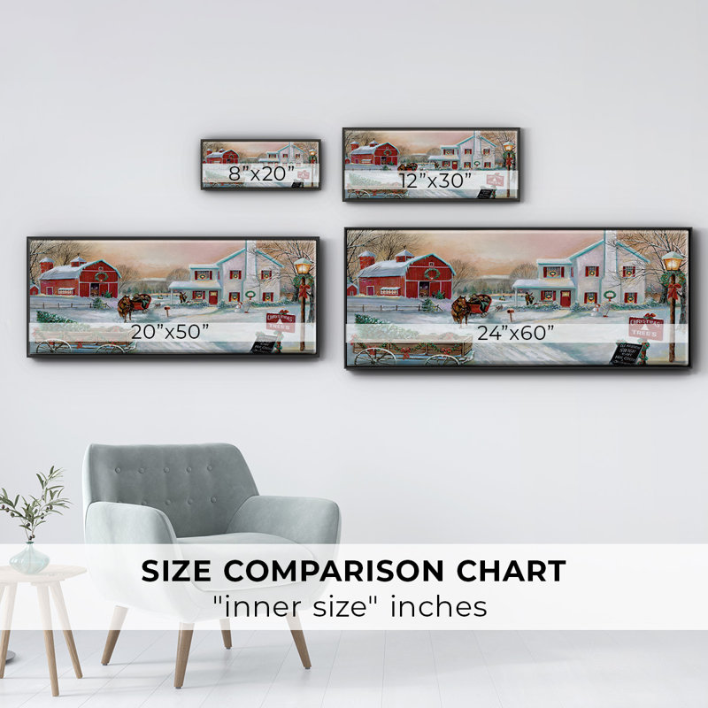 Christmas Tree Farm- Framed Canvas