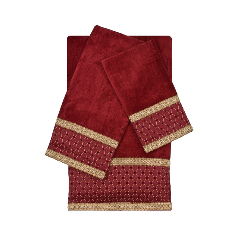 Ensemble de serviettes 100% coton 3 pièces Melrose